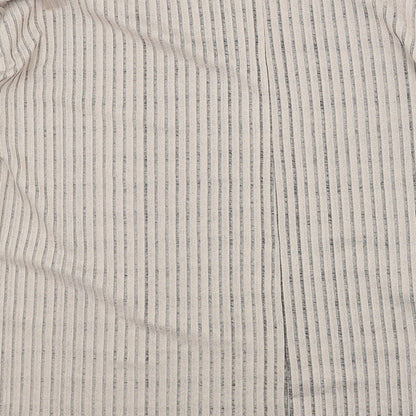 Missguided Womens Beige Striped  Basic Blouse Size 12  - MATERNITY