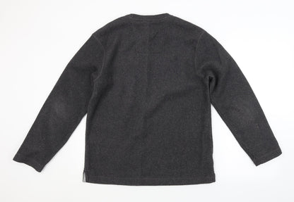 Easy Mens Grey   Pullover Jumper Size S
