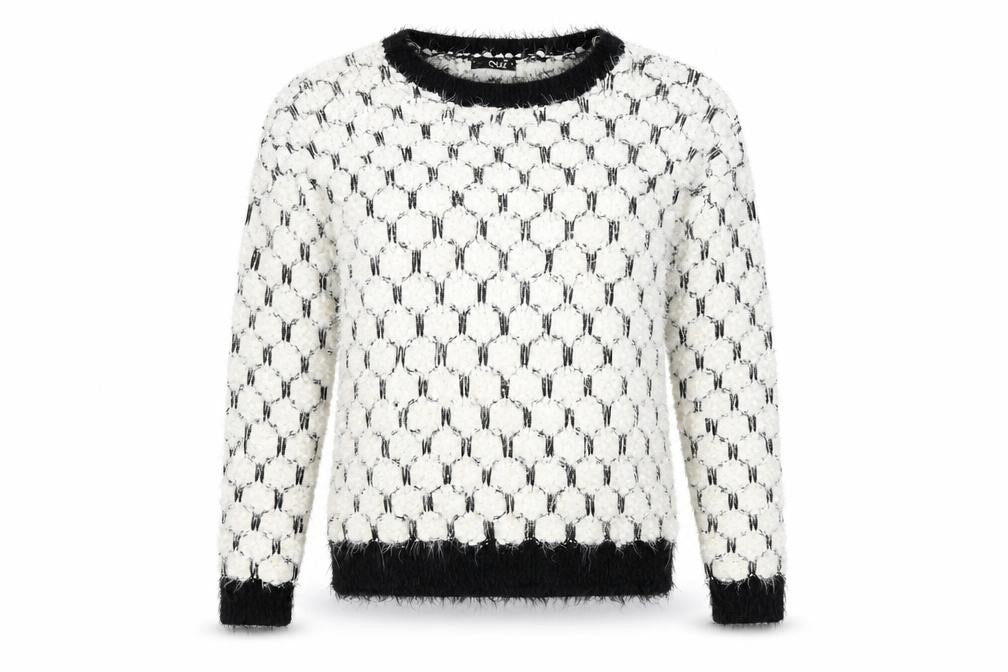 Quiz Womens White   Pullover Jumper Size XS