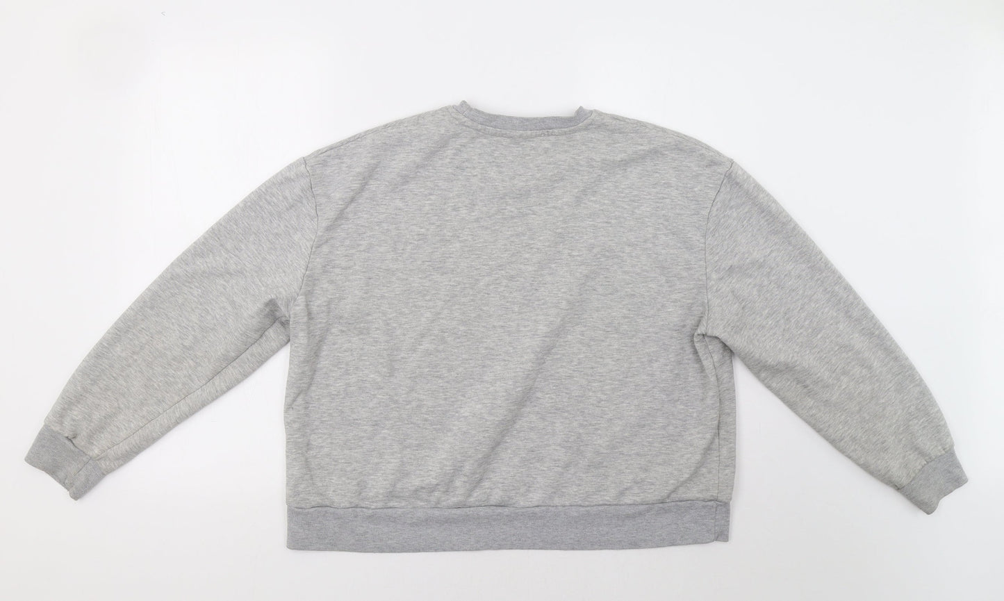 Primark Womens Grey   Pullover Sweatshirt Size M