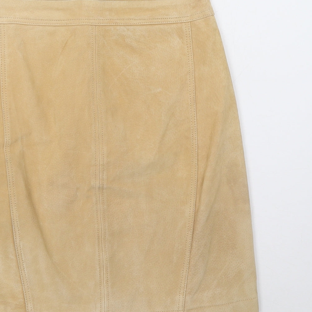 MNG Womens Beige   Mini Skirt Size S