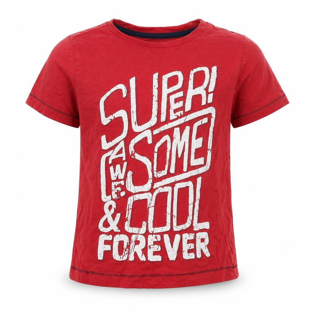 F&F Girls Red   Basic T-Shirt Size 3-4 Years