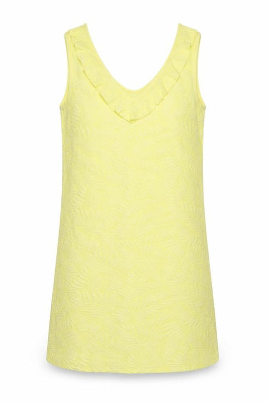 Mango Womens Yellow Floral  A-Line  Size S