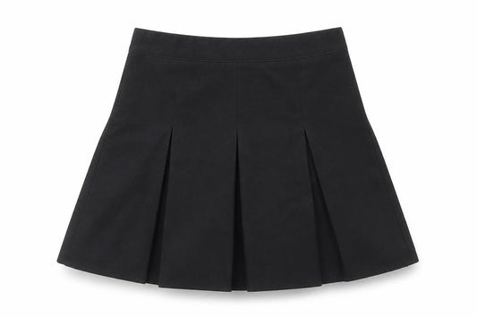 George Girls Black   Pleated Skirt Size 5-6 Years