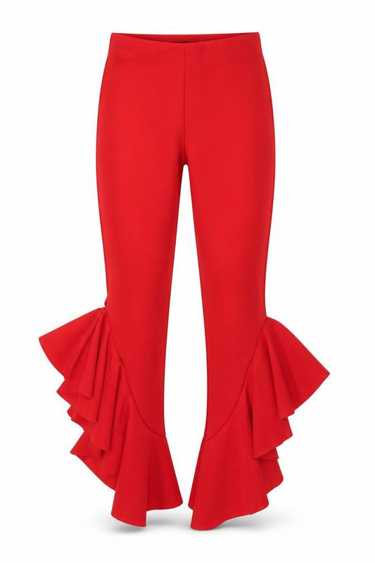 New Look Womens Red    Trousers Size 6 L30 in