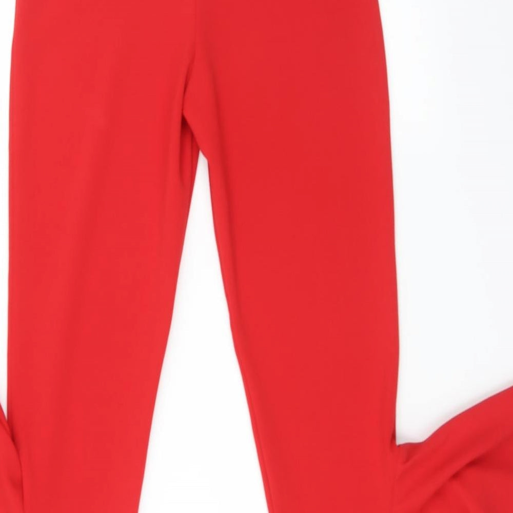 New Look Womens Red    Trousers Size 6 L30 in