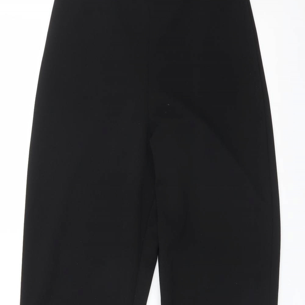 Quiz Womens Black    Trousers Size 6 L26 in