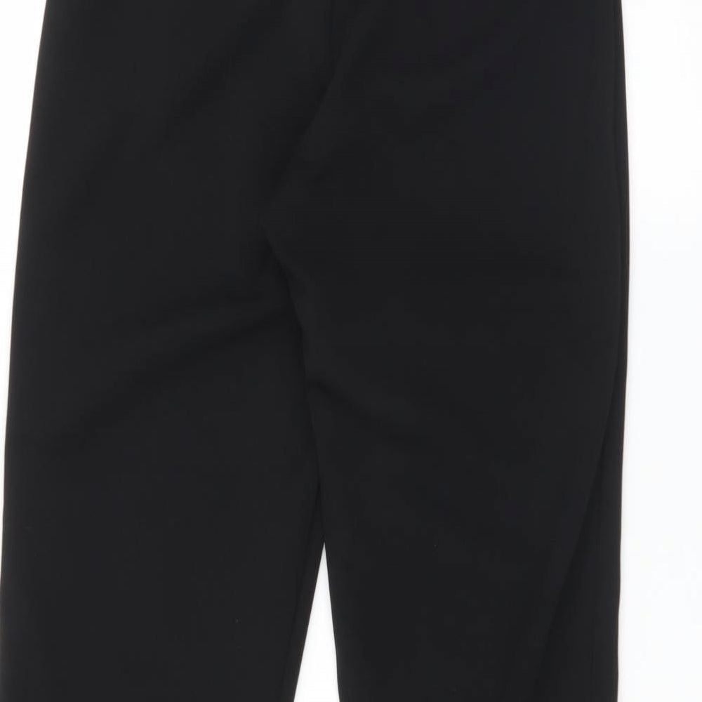 Quiz Womens Black    Trousers Size 6 L26 in