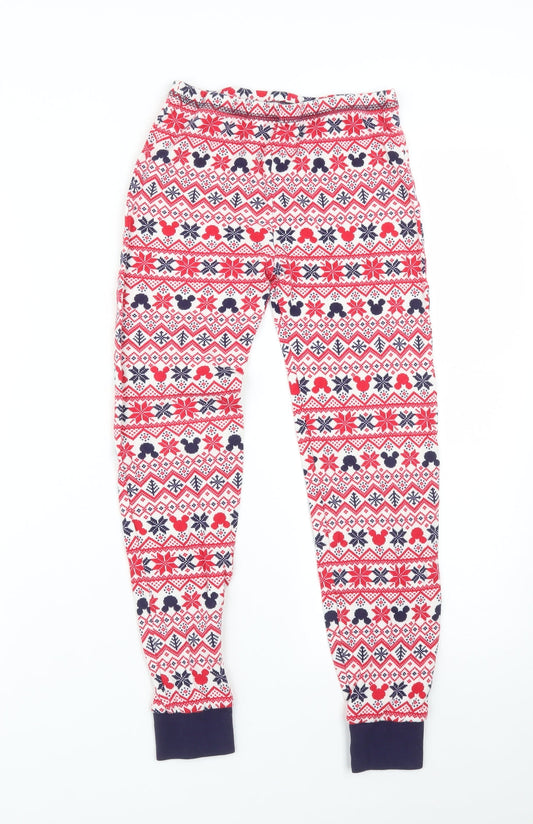 George Girls Multicoloured Fair Isle   Pyjama Pants Size 9-10 Years  - MINNIE MOUSE