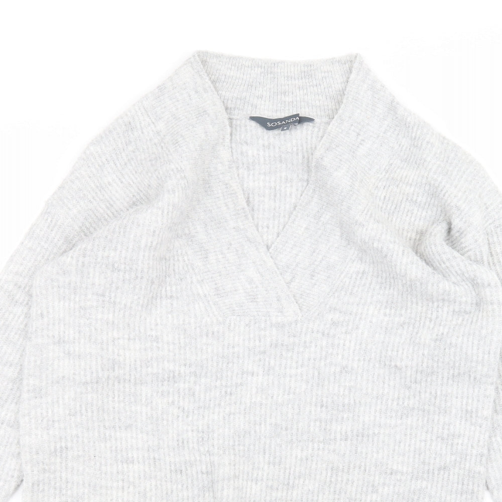 sosanda Womens Grey   Pullover Jumper Size 8