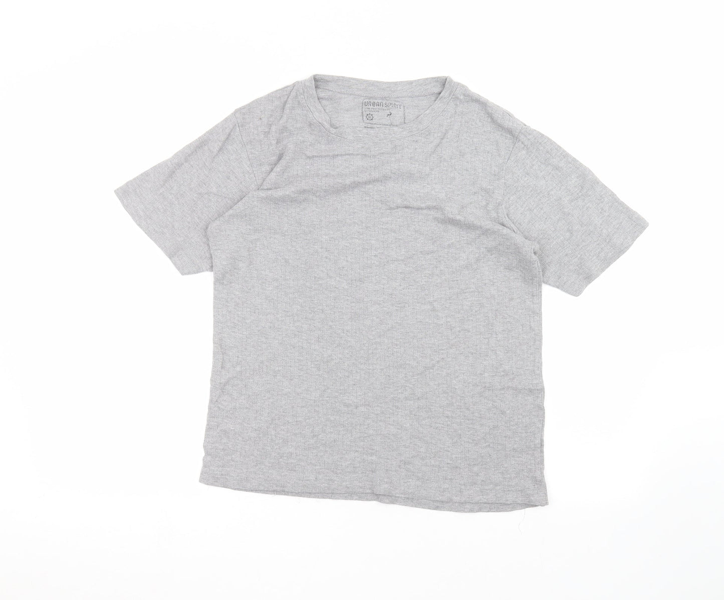 UrbanSpirit Womens Grey   Basic T-Shirt Size XL