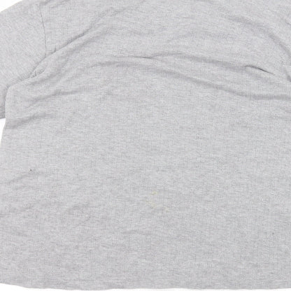 UrbanSpirit Womens Grey   Basic T-Shirt Size XL