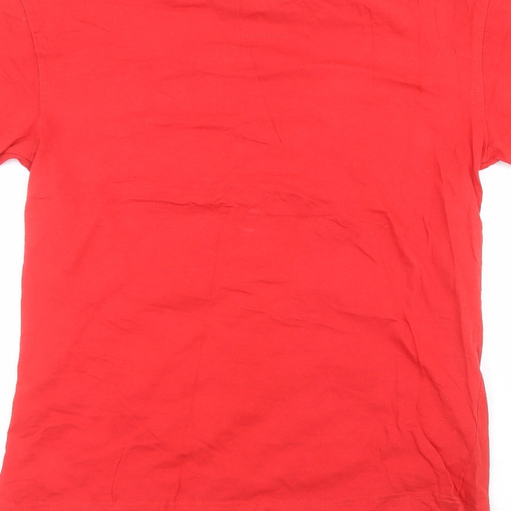 Cargo Bay Mens Red    T-Shirt Size M  - Christmas
