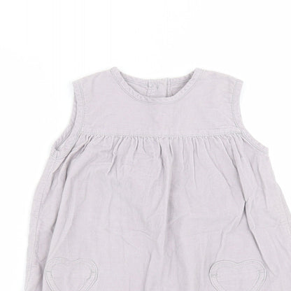 Preloved Marks and Spencer Baby Purple   A-Line  Size 18-24 Months - Detail