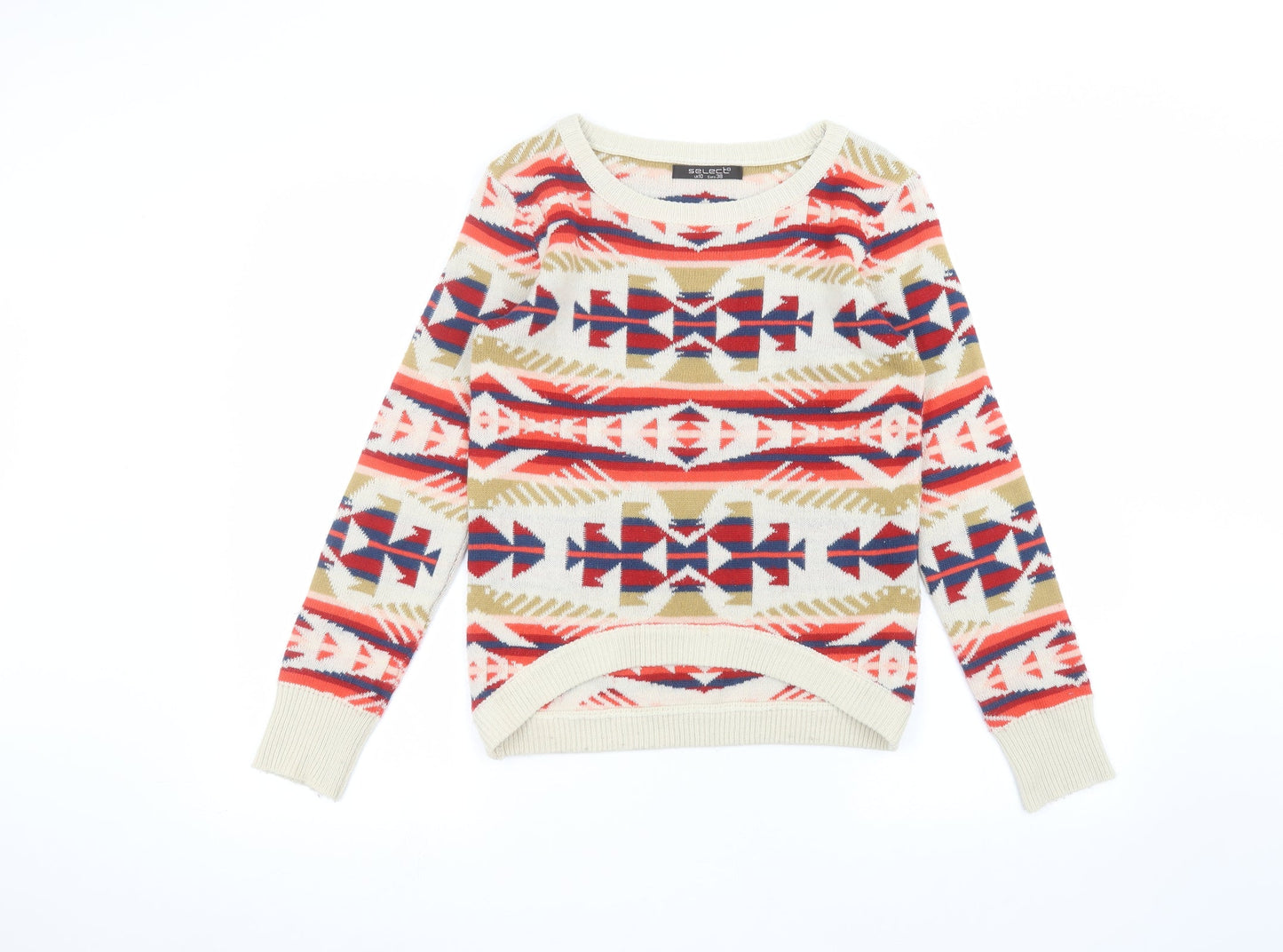 Select Womens Beige   Pullover Jumper Size 10
