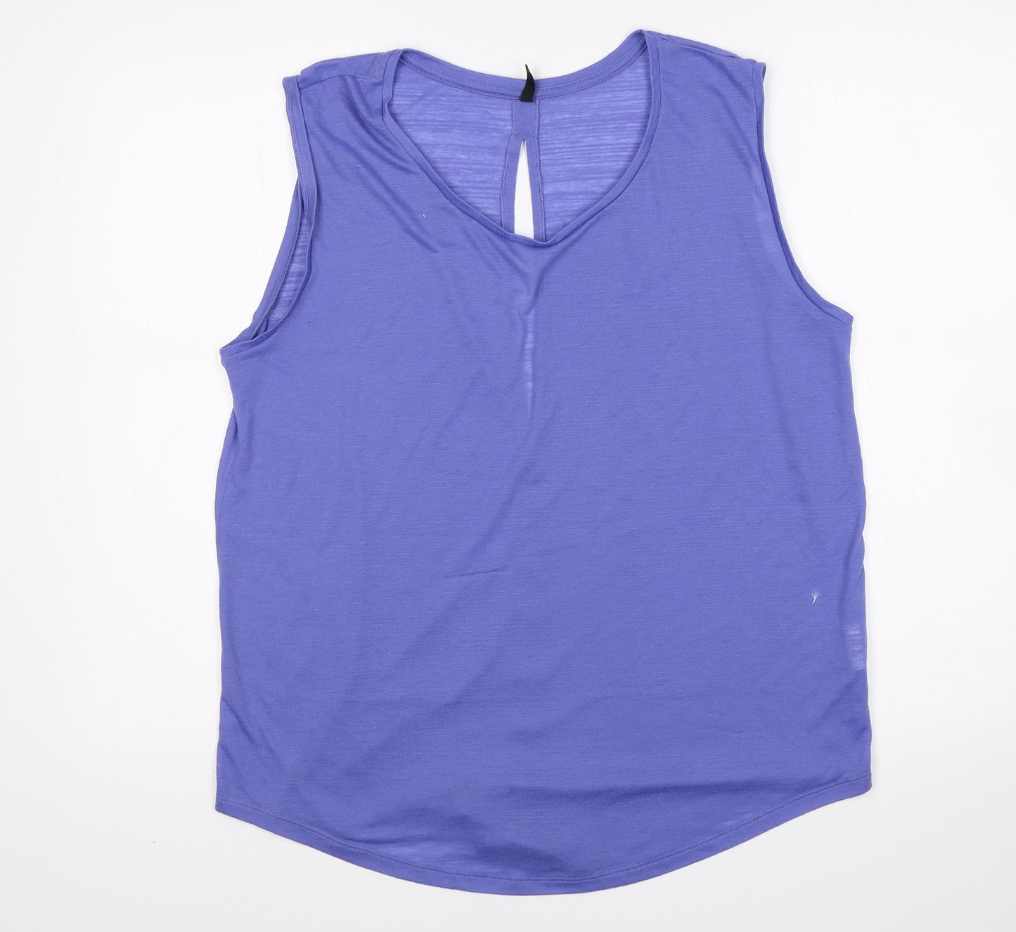 Stile Benetton Womens Purple   Basic Tank Size L