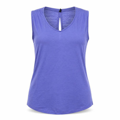 Stile Benetton Womens Purple Basic Tank Size L