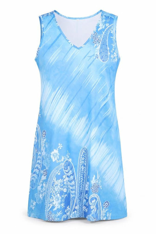 Womens Blue   Tank Dress  Size M