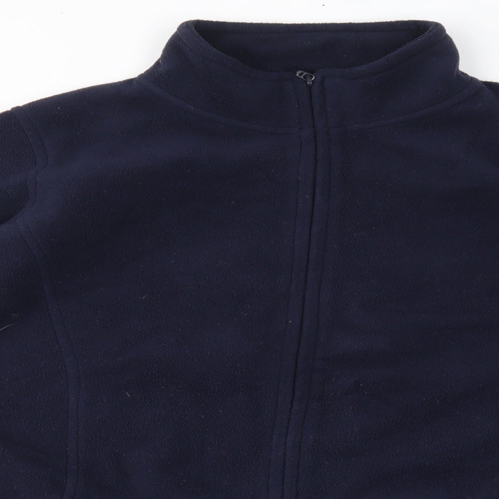 EWM Womens Blue   Full Zip Sweatshirt Size M