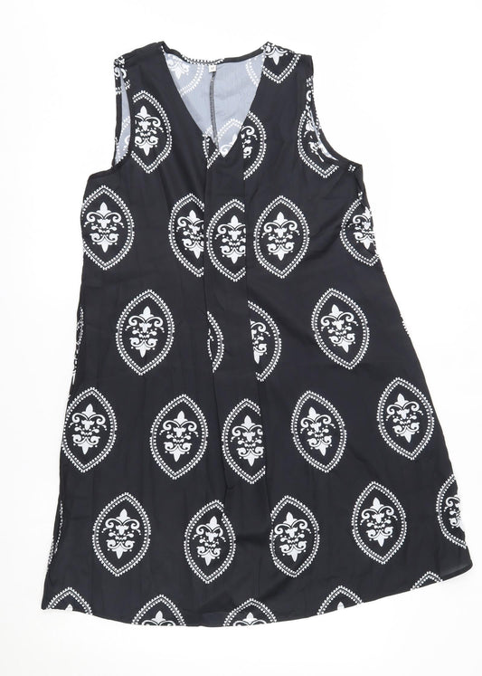 Preworn Womens Black   A-Line  Size M