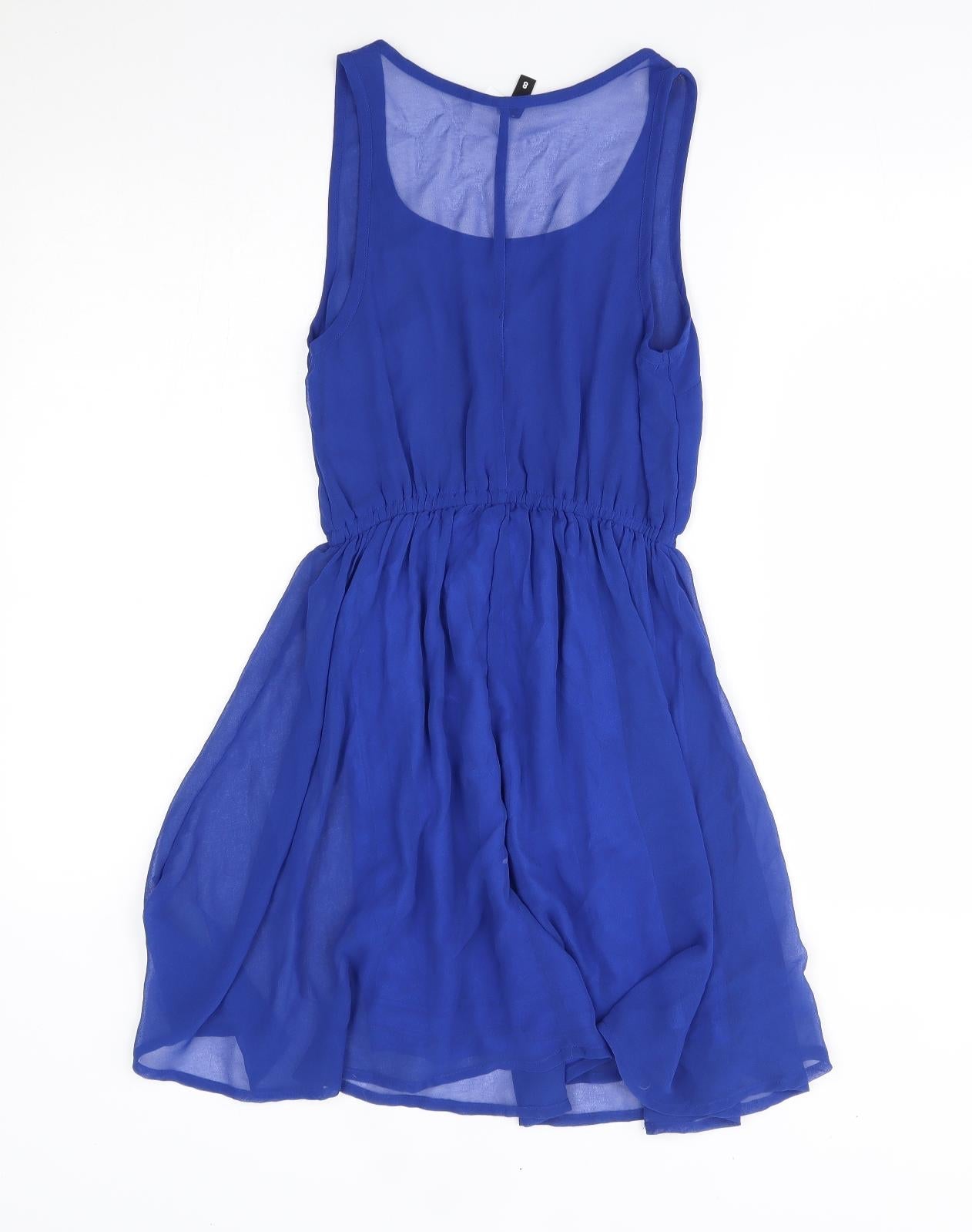 H&M Womens Blue   A-Line  Size 8