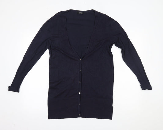 Matalan Womens Blue   Cardigan Jumper Size 12
