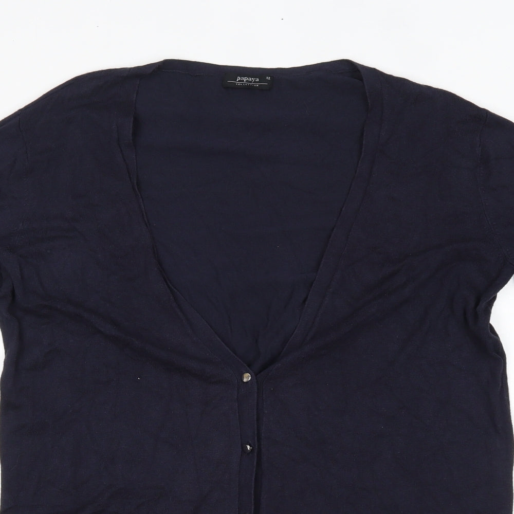 Matalan Womens Blue   Cardigan Jumper Size 12
