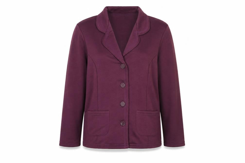 Damart Womens Red   Jacket Blazer Size 12