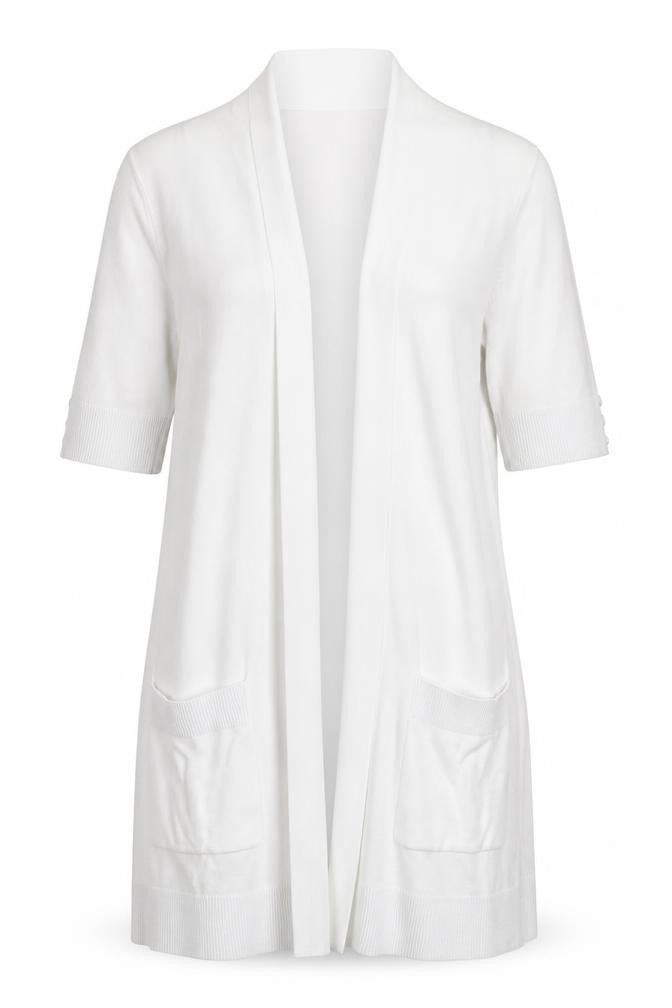 Wallis Womens White    Coatigan Size M