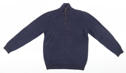Marks & Spencer Mens Blue   Pullover Jumper Size S