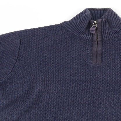 Marks & Spencer Mens Blue   Pullover Jumper Size S