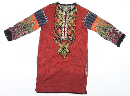 Urban Outfitters Womens Multicoloured Floral  Basic T-Shirt Size S