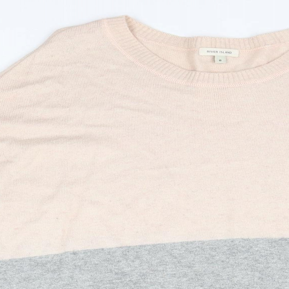 River Island Womens Beige   Pullover Jumper Size 8
