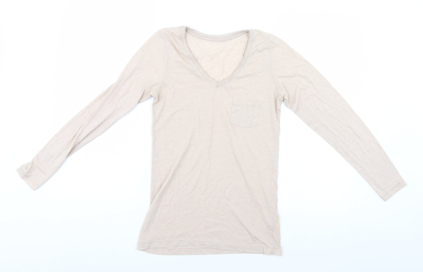 Atmosphere Womens Beige   Basic T-Shirt Size 10