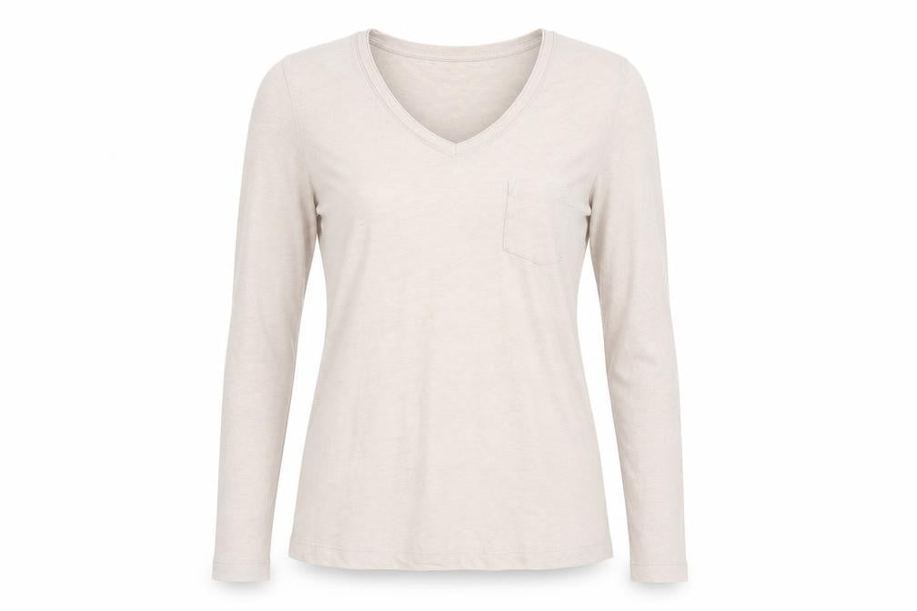 Atmosphere Womens Beige   Basic T-Shirt Size 10