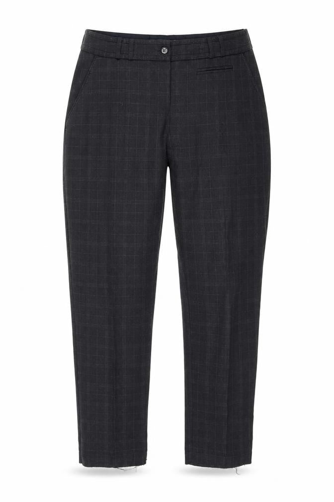 Atmosphere Womens Grey Plaid  Trousers  Size 8 L30 in