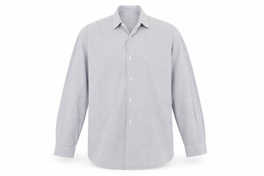 Cedarwood State Mens Blue Striped Button-Up Size 17