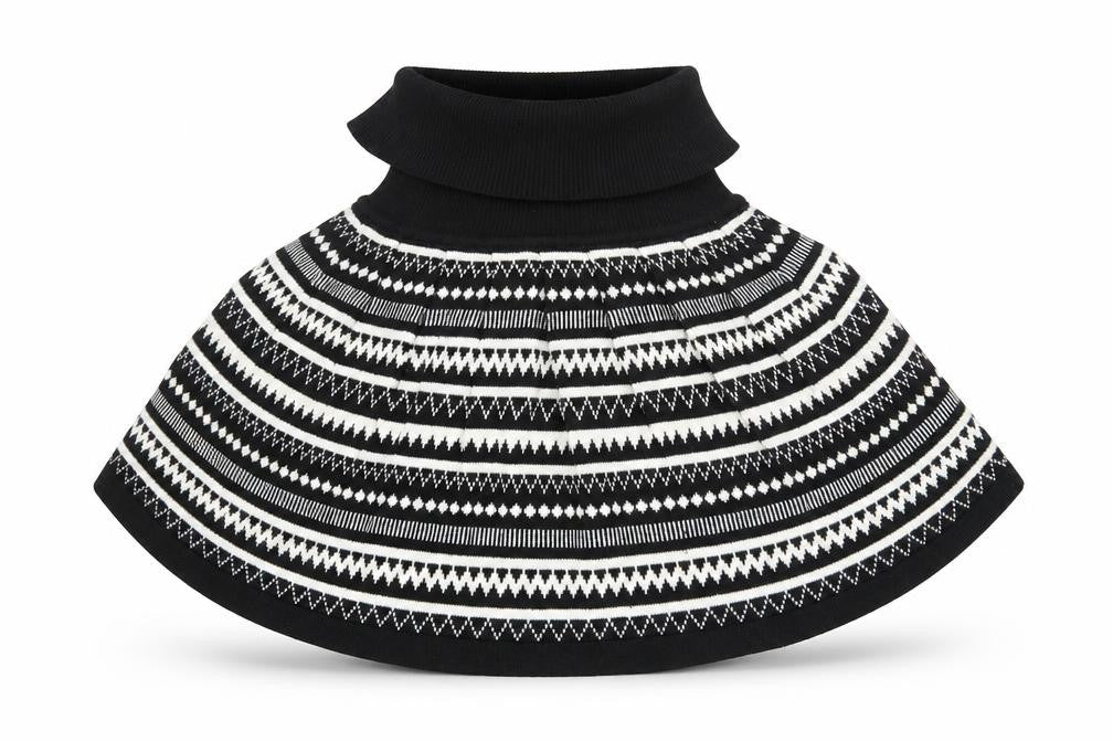 Atmosphere Womens Black Geometric  Wrap Jumper Size 6