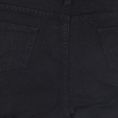 SHEIN Womens Black   Cut-Off Shorts Size S