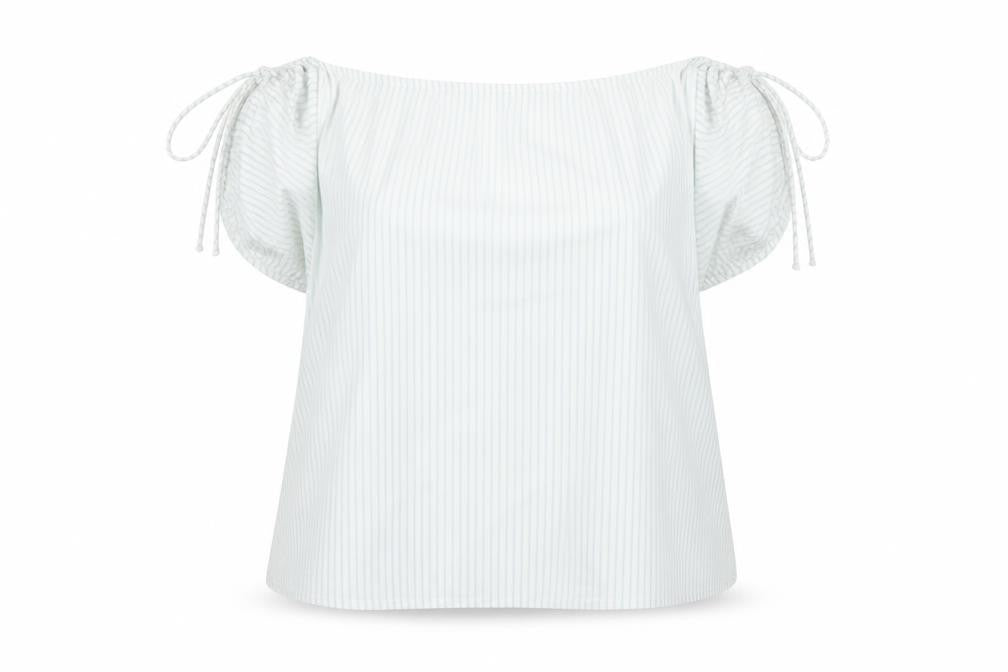 SimplyBe Womens White Striped  Basic Blouse Size 20