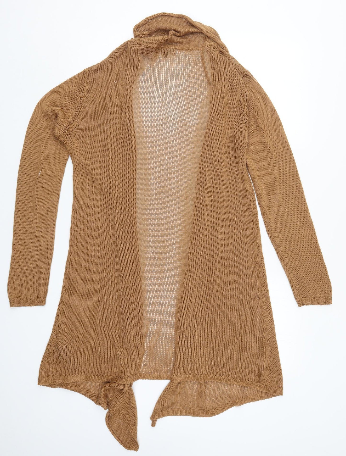 Micha Lounge Womens Brown  Knit Cardigan Jumper Size S