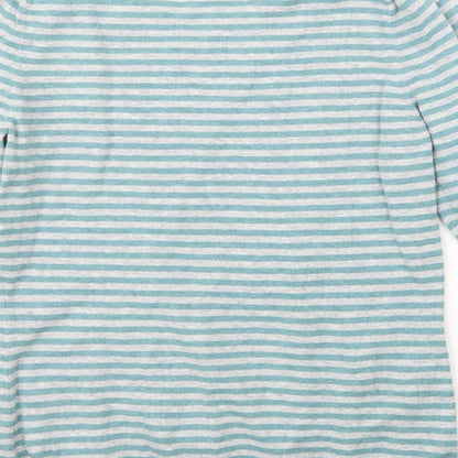 Preloved Gap Womens Blue Striped Knit Pullover Jumper Size L - Label
