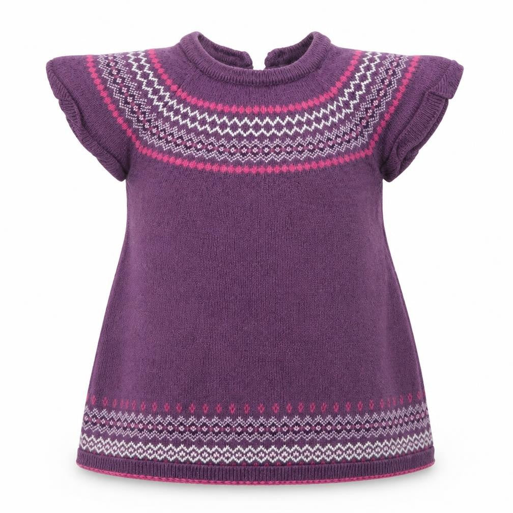 H&M Girls Pink  Knit Pullover Jumper Size 9-12 Months