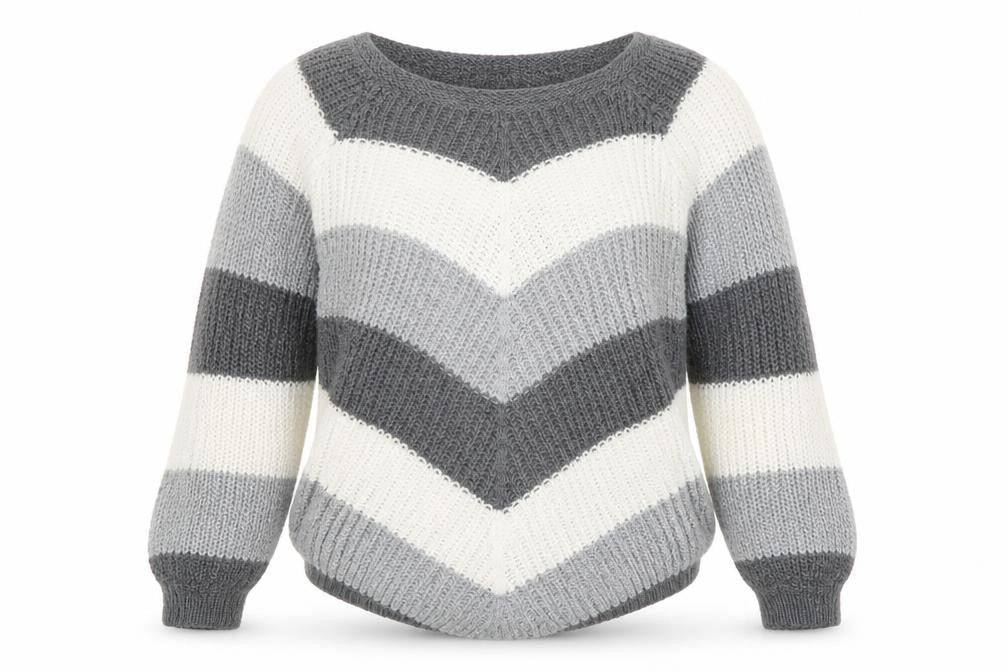 Cameo Rose Womens Grey Knit Pullover Jumper Size S