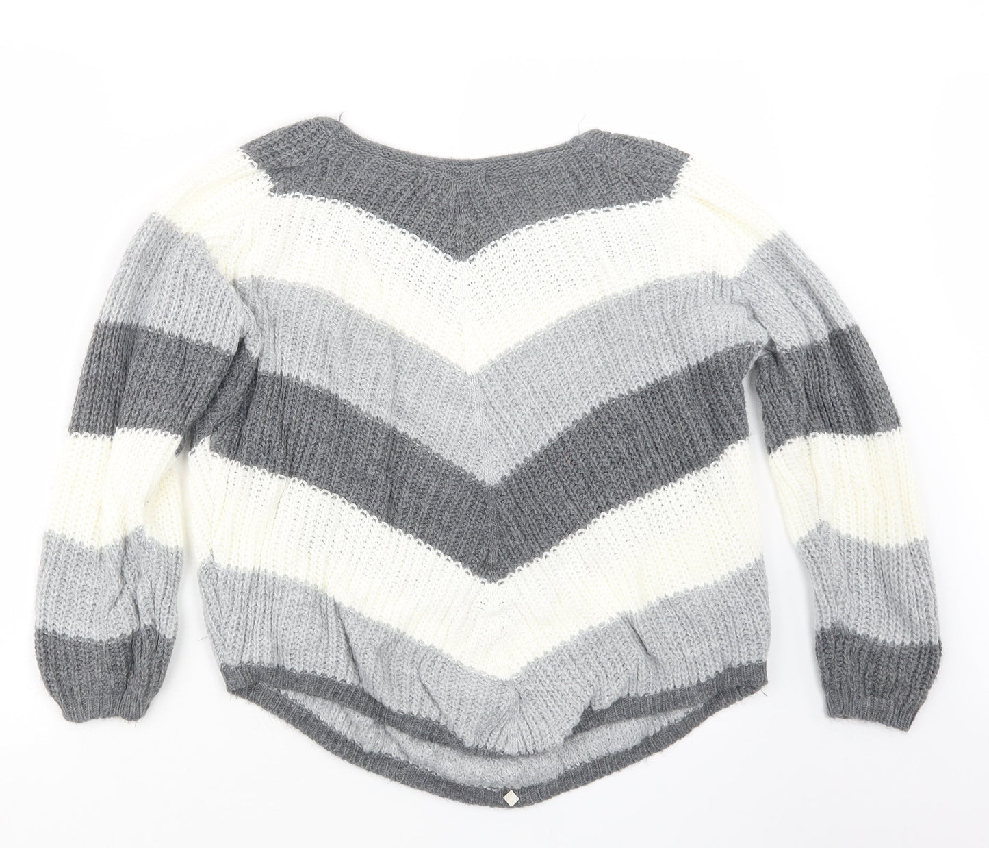 Cameo Rose Womens Grey  Knit Pullover Jumper Size S
