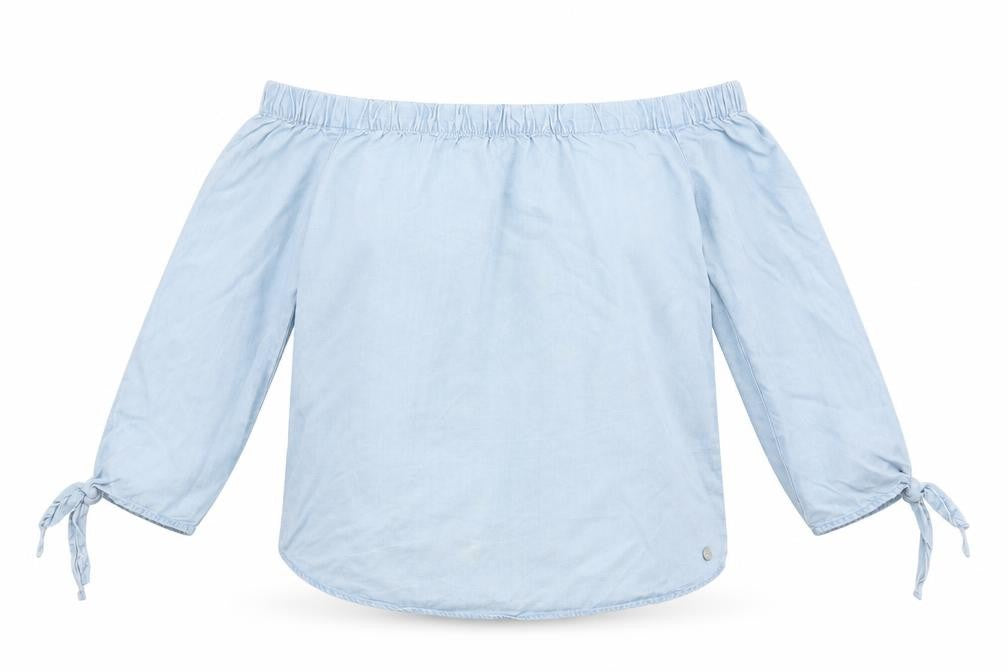 Only Womens Blue   Basic Blouse Size 6