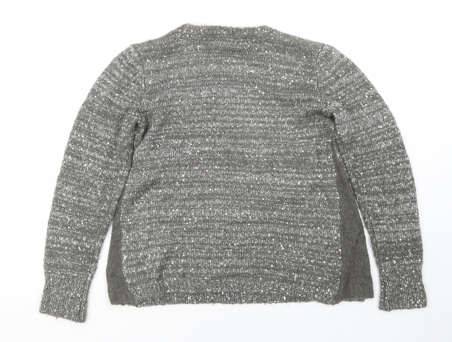 NEXT Womens Grey  Knit Pullover Jumper Size 8
