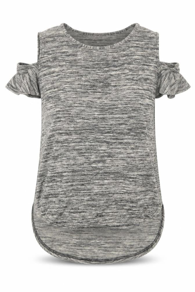 Krisp Womens Black   Basic T-Shirt Size 14