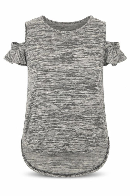 Krisp Womens Black   Basic T-Shirt Size 14