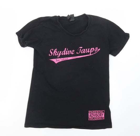 Sketch Womens Black   Basic T-Shirt Size M